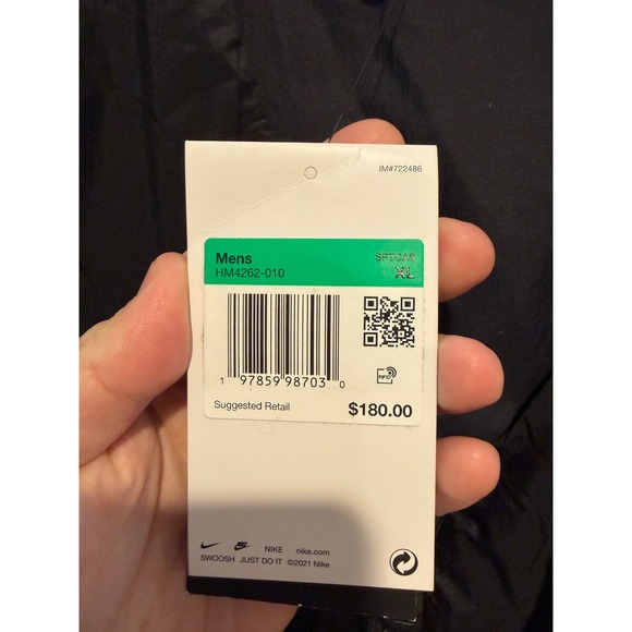 Nike Sport Utility Vest Black Mens XL Loose Fit Full Zip HM4262-010 NEW - Picture 9 of 9